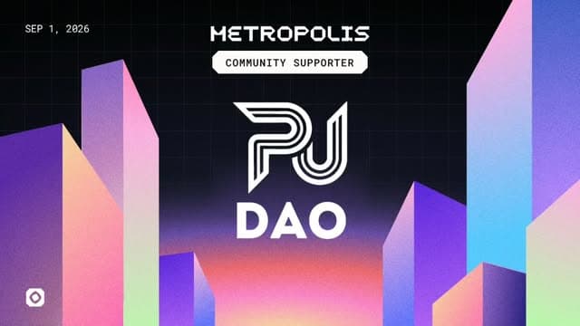 Metropolis Hackathon — official Community Partner banner