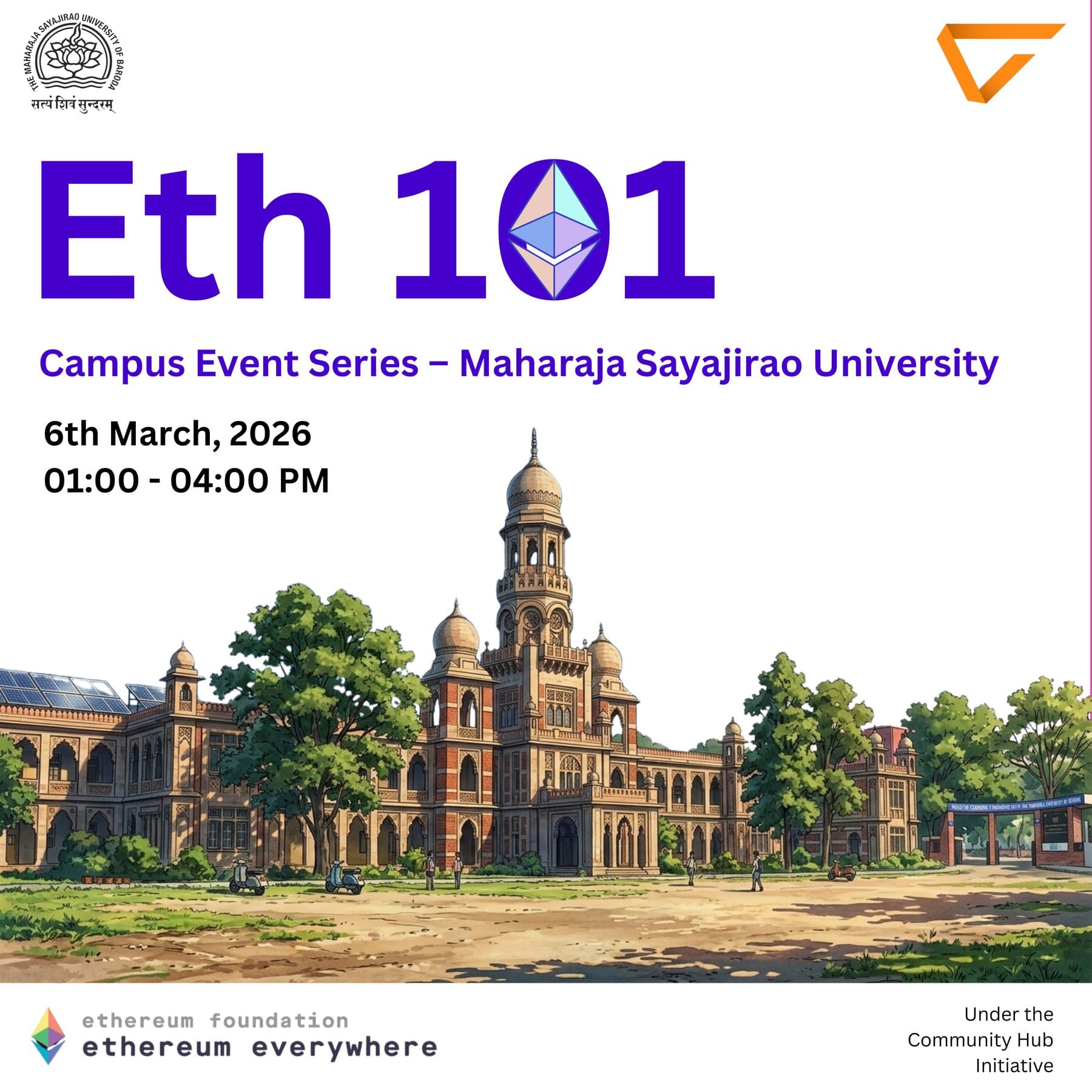 Photos from Eth Vadodara: Etheream 101 × Maharaja Sayajirao University (1 of 1)