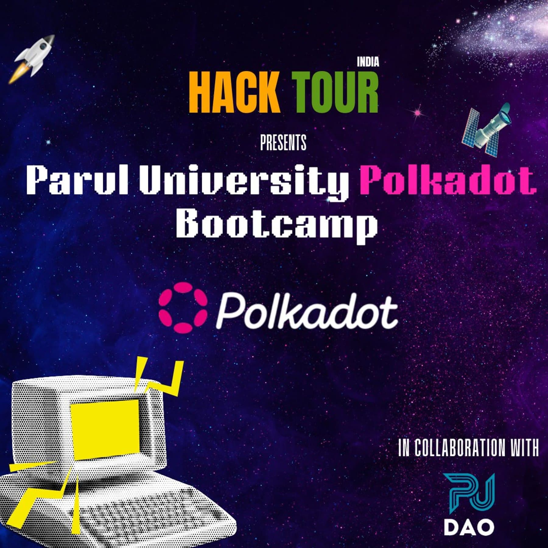 Photos from Exploring Polkadot Ecosystem: Parul University Web3 2-Day Bootcamp (1 of 1)