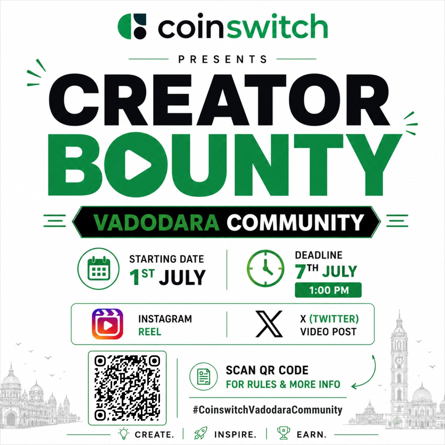 Photos from CoinSwitch Creator Bounty — Vadodara Community (1 of 1)